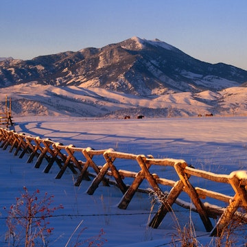 Bridger Mountains in Montana.