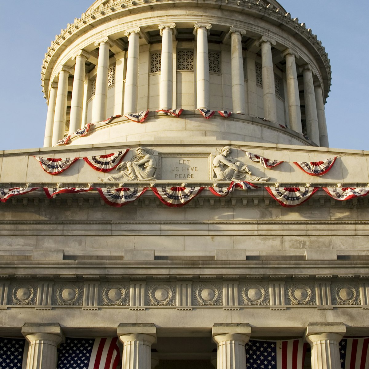 Grant's Tomb, Riverside Drive at West 122nd Street, Morningside Heights.