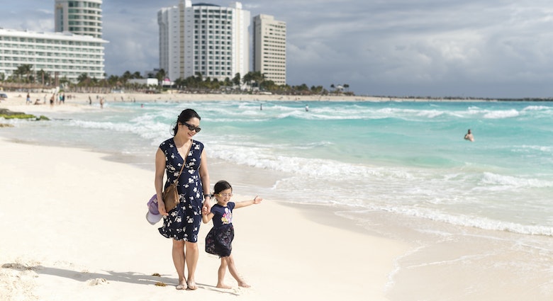 Mother and daughter admiring beautiful Caribbean sea
1086820688
caribbean sea, beach, travel destinations, mexico, cancun, water, tranquil scene, beauty in nature, tourist resort, girls, mother, daughter