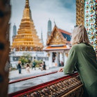 Young woman exploring Grand Palace and Wat Phra Kaew in Bangkok, Thailand
1449522453