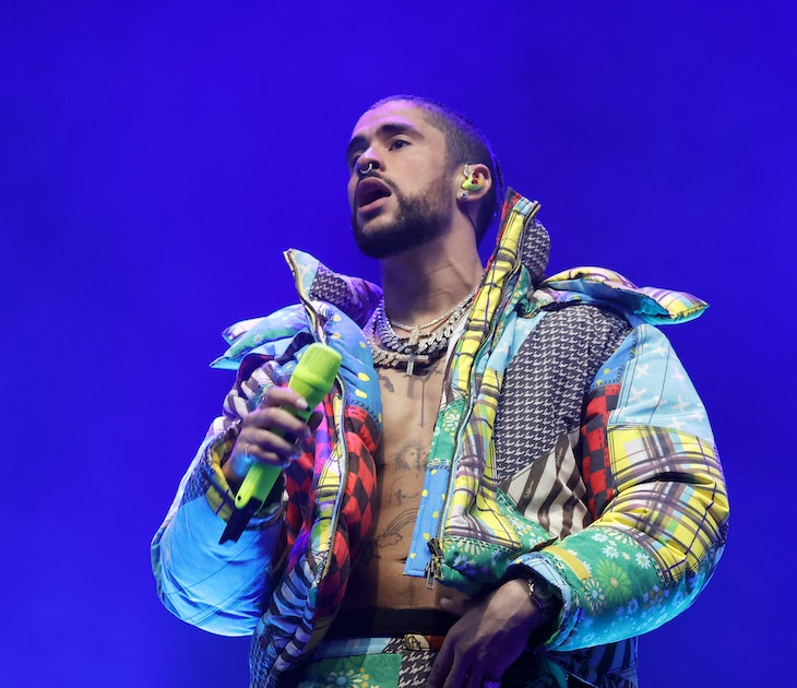 INDIO, CALIFORNIA - APRIL 14: Bad Bunny performs at the Coachella Stage during the 2023 Coachella Valley Music and Arts Festival on April 14, 2023 in Indio, California. (Photo by Frazer Harrison/Getty Images for Coachella)
1482340593