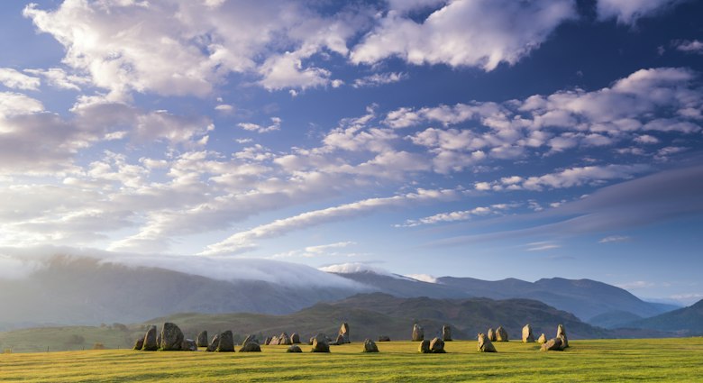 A stunning early morning sky over Castlerigg Stone Circle. Taken near Keswick in the north of the Lake District, Cumbria. UK.
682972070