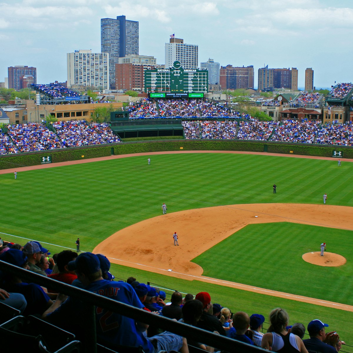 CHICAGO, IL - APRIL 30: The Chicago Cubs defeated the Arizona Diamondbacks during a Friday afternoon game at Wrigley Field on April 30, 2010 in Chicago, Illinois