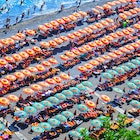 Positano beach, Amalfi coast, Italy