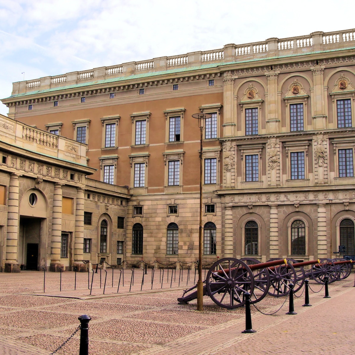 Outer courtyard at Stockholm's Royal Palace