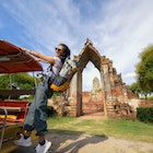 Traveling with a Taxi Tuk Tuk in Phra Nakhon Si Ayutthaya Thailand.
964742848
temple, asian, ayutthaya, outdoor, camera, vacation, tuk tuk, lifestyle, beautiful, holiday, traveler, background, trip, young, person, alone, woman, landmark, thai, urban, vintage, female, tuk, girl, tuk-tuk, park, transport